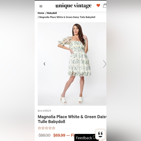 Unique Vintage Dresses & Skirts - 3x unique vintage babydoll dress